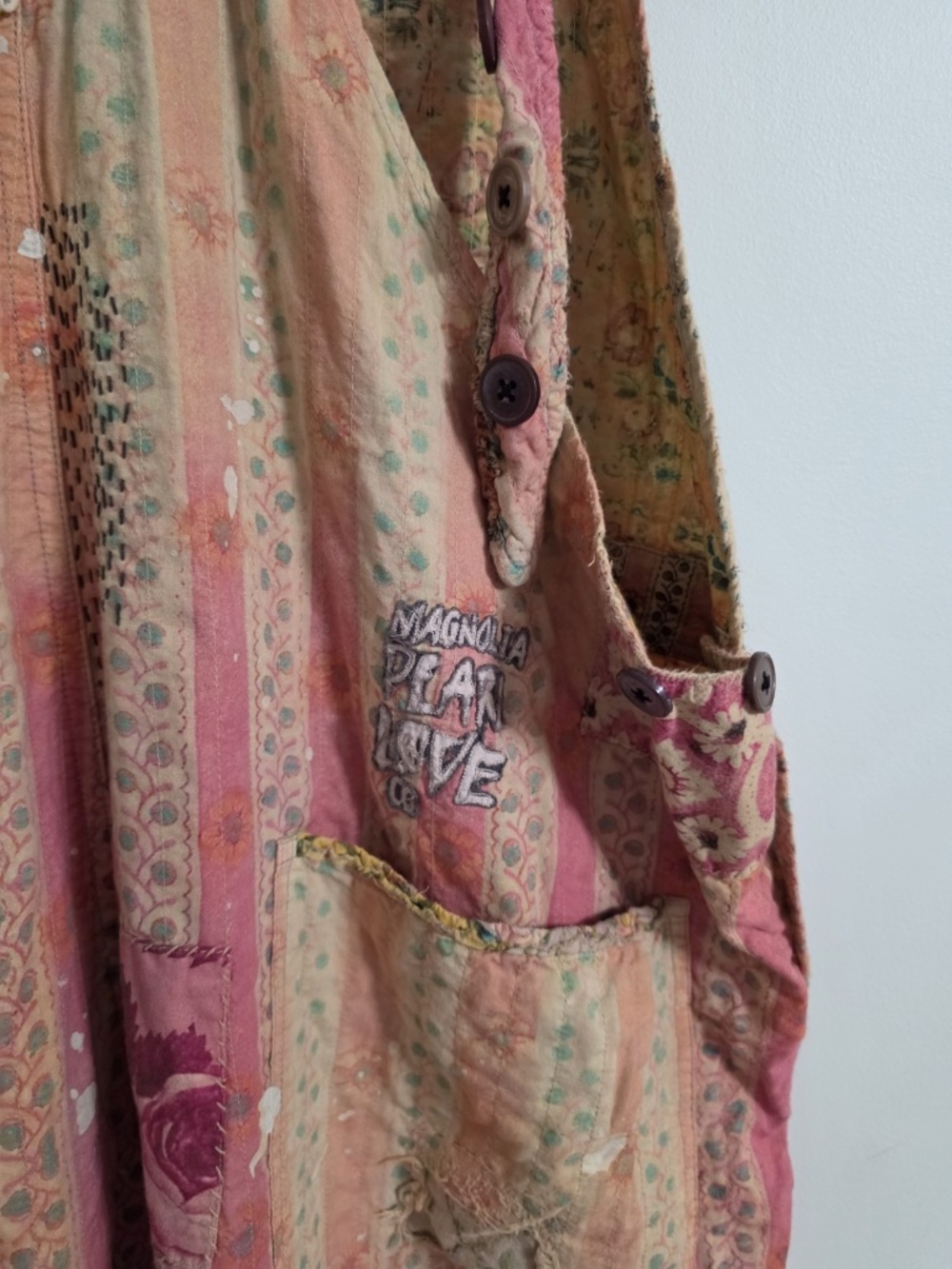 Magnolia Pearl Sunfaded Love Overalls One Size - Picture 7 of 14